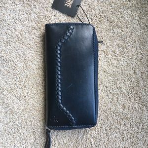 NWT Frye Navy Blue Wallet